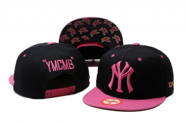 Fashion Street Snapbacks YMCMB Fitted Hats in Black Pink Logo,wholesale dealer,Authentic USA Online,reliable supplier Snapbacks/Hats/Caps