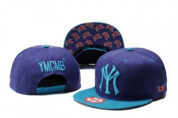 Fashion Street Snapbacks YMCMB Fitted Hats in Purple Jade Blue Logo,largest collection,worldwide shipping,stylish Snapbacks/Hats/Caps