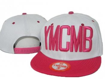 Fashion Street Snapbacks YMCMB Fitted Hats in White Dark Red,affordable price,entire collection,Shop Best Sellers Snapbacks/Hats/Caps