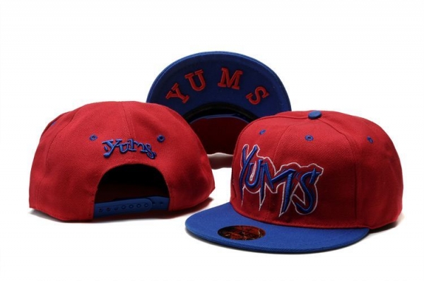 Fashion Street Snapbacks YUMS Fitted Caps in Dark Red Blue,Hot Sale,Factory Outlet Price,worldwide shipping Snapbacks/Hats/Caps