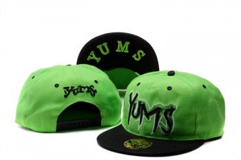 Fashion Street Snapbacks YUMS Fitted Caps in Green Black,Outlet Online,attractive price,vast selection Snapbacks/Hats/Caps