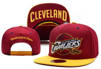 NBA Snapbacks Cleveland Cavaliers Fitted Caps in Red Yellow,Online,Online Here,prestigious Snapbacks/Hats/Caps