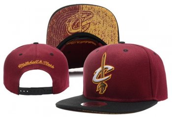 NBA Snapbacks Cleveland Cavaliers Fitted Caps in Wine Red and Black,Best Discount Price,incredible prices,reasonable price Snapbacks/Hats/Caps