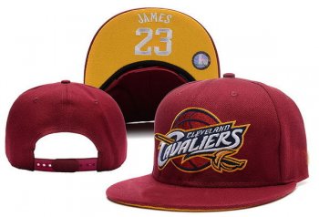 NBA Snapbacks Cleveland Cavaliers Fitted Caps in Wine Red,incredible prices,multiple colors,discountable price Snapbacks/Hats/Caps