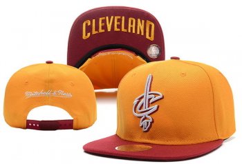 NBA Snapbacks Cleveland Cavaliers Fitted Hats in Yellow Wine Red,glamorous,best value,Free Shipping Snapbacks/Hats/Caps