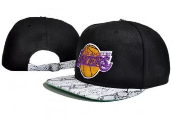 NBA Snapbacks Los Angeles Lakers New Era 59FIFTY Fitted Hats in Black White,Outlet Store,collection,cheap prices Snapbacks/Hats/Caps