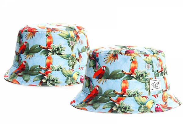 Fashion Bucket Caps Cayler Sons Caps in Light Blue with Parrots,attractive price,various design,Official UK Stockists Snapbacks/Hats/Caps