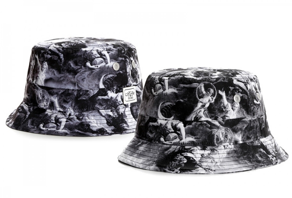 Fashion Bucket Caps Cayler Sons Caps in Black White Oil Paniting,premium selection,great deals,high-end Snapbacks/Hats/Caps