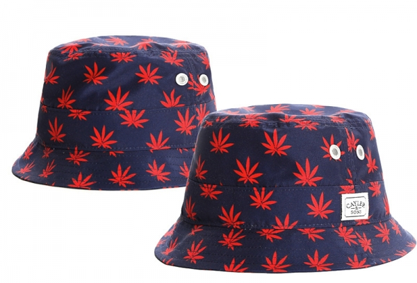 Fashion Bucket Caps Cayler Sons Caps in Dark Blue with Red Leaves,retail prices,Save up to 80%,USA Discount Online Sale Snapbacks/Hats/Caps