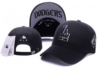 MLB Snapbacks Los Angeles Dodgers Fitted Hats in Black Gray with White Logo,USA Discount Online Sale,authentic quality,luxury fashion brands Snapbacks/Hats/Caps