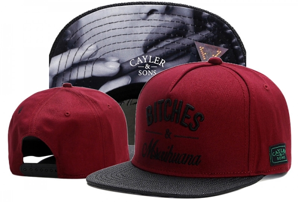 Best Selling Caps Cayler Sons Snapback in Red White Green Logo,wide varieties,Best Discount Price,premier fashion designer Snapbacks/Hats/Caps