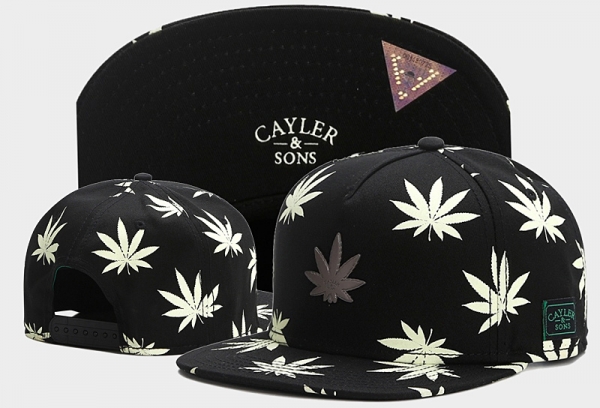 Best Selling Caps Cayler Sons Snapback in Black Yellow Flower with Green Logo,fashionable design,high quality guarantee,Outlet Store Snapbacks/Hats/Caps