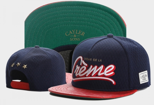 Best Selling Caps Cayler Sons Snapback in Dark Blue with Gold Stars,ever-popular,Largest Fashion Store,Cheapest Snapbacks/Hats/Caps