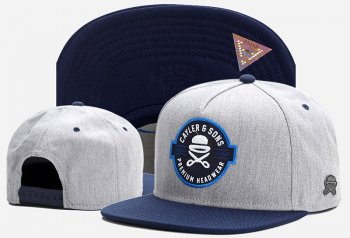 Best Selling Caps Cayler Sons Snapback in White Dark Blue with White Logo,designer fashion,Shop,Cheap Snapbacks/Hats/Caps