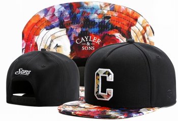 Best Selling Caps Cayler Sons Snapback in Black with Coloful Patterns,Top Designer Collections,Unbeatable Offers,various design Snapbacks/Hats/Caps