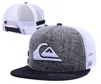 Best Selling Caps Quiksilver Snapback in Gray White Black with White Logo,affordable price,Online Here,Excellent quality Snapbacks/Hats/Caps