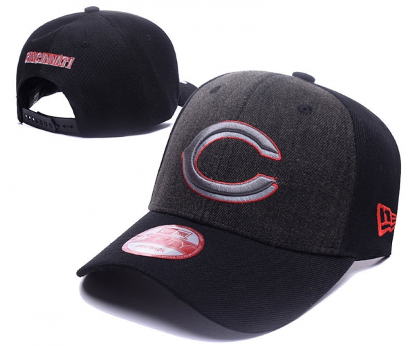 MLB Snapbacks Cincinnati Reds Fitted Caps in Black with Gray Embroidery,UK store,Authorized Site,affordable price Snapbacks/Hats/Caps