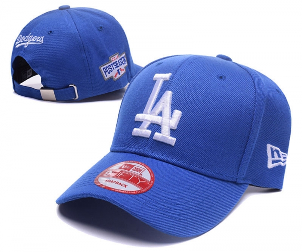 MLB Snapbacks Los Angeles Dodgers Fitted Caps in Blue with White Embroidery,sale retailer,100% authentic,SAVE OFF Snapbacks/Hats/Caps