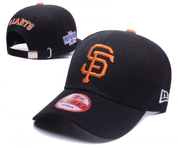 MLB Snapbacks San Francisco Giants Fitted Caps in Black with Orange Embroidery,Online Here,UK Cheap Sale,online leading retailer Snapbacks/Hats/Caps