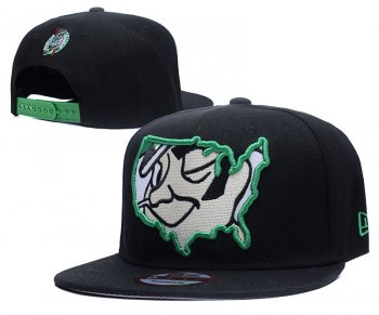 NBA Snapbacks Boston Celtics Fitted Hats in Black White with Green Embroidery,Clearance Prices,sale retailer,Free Shipping Snapbacks/Hats/Caps