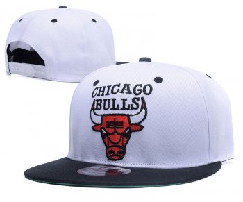 NBA Snapbacks Chicago Bulls Fitted Caps in White,online leading retailer,promo codes,Excellent quality Snapbacks/Hats/Caps