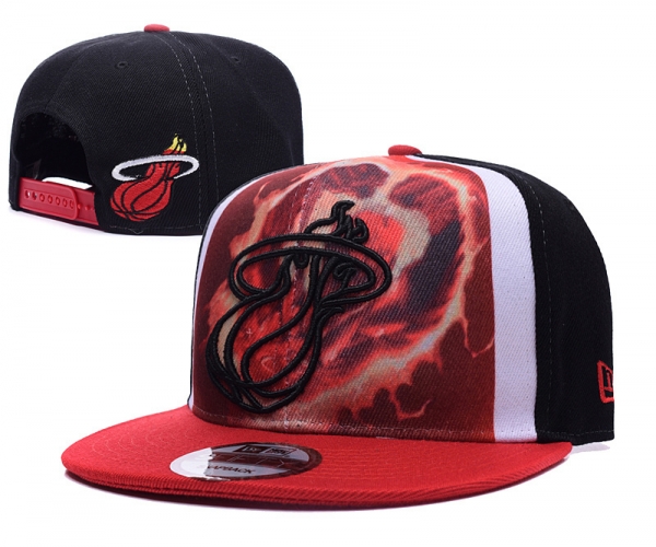 NBA Snapbacks Miami Heat Fitted Caps in Black Red with Black Embroidery,No Sale Tax,Clearance,multiple colors Snapbacks/Hats/Caps