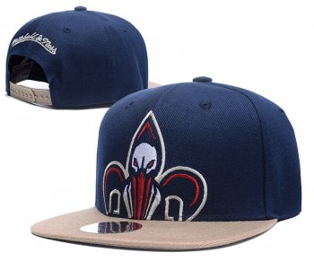 NBA Snapbacks New Orleans Pelicans Fitted Caps in Blue Brown,authentic quality,innovative design,classic fashion trend Snapbacks/Hats/Caps