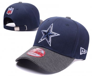 NFL Snapbacks Dallas Cowboys Fitted Hats in Dark Gray Blue with Blue White Embroidery,catalogo,Cheap,luxurious Collection Snapbacks/Hats/Caps