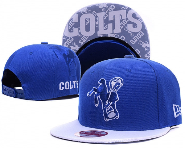 NFL Snapbacks Indianapolis Colts Fitted Hats in Blue White,Wholesale online,stylish,affordable price Snapbacks/Hats/Caps