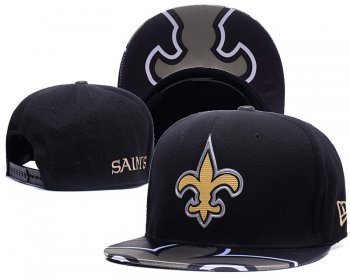 NFL Snapbacks New Orleans Saints Fitted Hats in Black with Yellow Logo,Outlet on Sale,stable quality,USA Sale Online Store Snapbacks/Hats/Caps