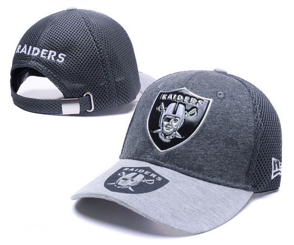 NFL Snapbacks Oakland Raiders Fitted Hats in Gray with Black Logo,Outlet Factory Online Store,Huge Discount,glamorous Snapbacks/Hats/Caps