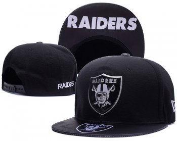 NFL Snapbacks Oakland Raiders Fitted Hats in Black with Silver Logo,Fast Worldwide Delivery,promo codes,Sale USA Online Snapbacks/Hats/Caps