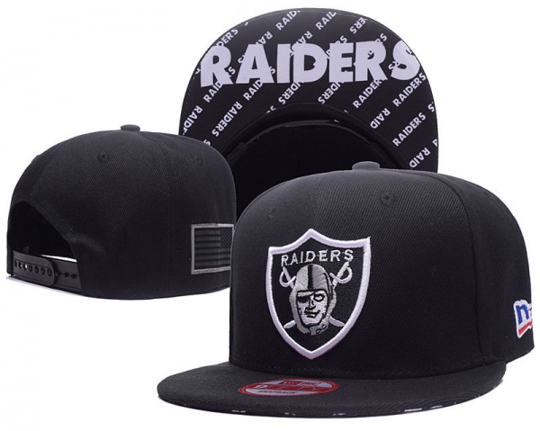 NFL Snapbacks Oakland Raiders Fitted Hats in Black with Light Gray Embroidery,online leading retailer,cheapest online price,fabulous collection Snapbacks/Hats/Caps