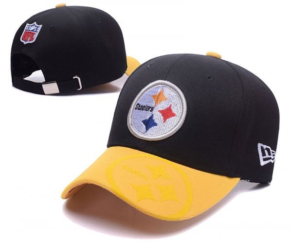 NFL Snapbacks Pittsburgh Steelers Fitted Hats in Black Yellow,USA Sale Online Store,stylish,Exclusive Deals Snapbacks/Hats/Caps