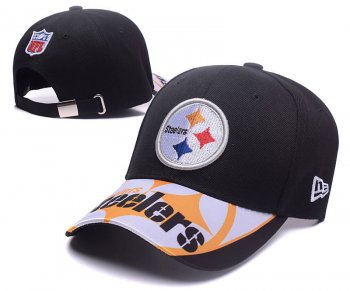 NFL Snapbacks Pittsburgh Steelers Fitted Hats in Black Gray Orange,Shop Best Sellers,utterly stylish,Free and Fast Shipping Snapbacks/Hats/Caps