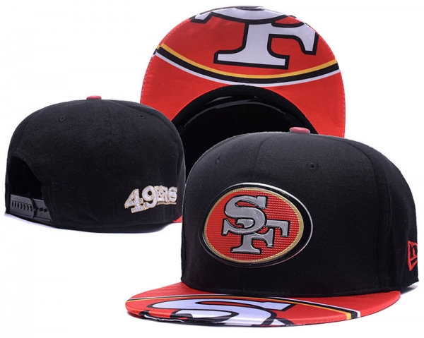 NFL Snapbacks San Francisco 49ers Fitted Hats in Red Black Silver,100% High Quality,premium selection,Best Prices Snapbacks/Hats/Caps