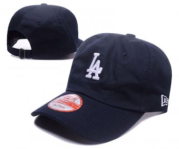 MLB Snapbacks Los Angeles Dodgers Fitted Caps in Dark Blue with White Embroidery,amazing selection,Official UK Stockists,100% High Quality Snapbacks/Hats/Caps