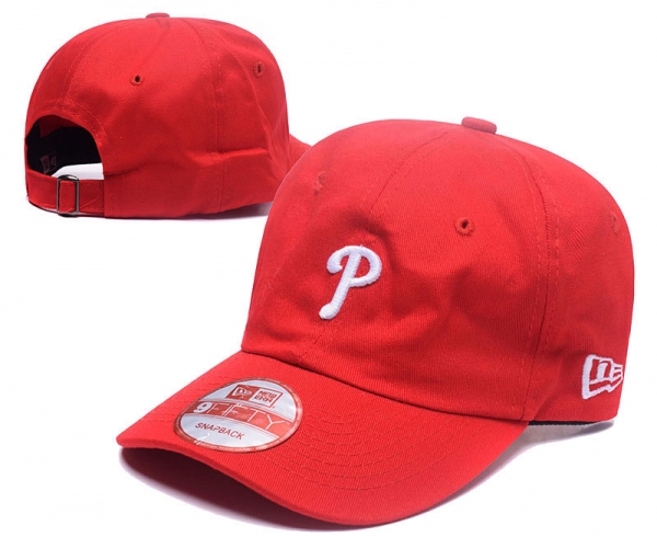 MLB Snapbacks Philadelphia Phillies Fitted Caps in Red with White Embroidery,wholesale dealer,The Most Fashion Designs,unique design Snapbacks/Hats/Caps