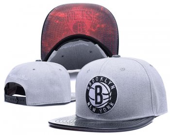 NBA Snapbacks Brooklyn Nets Fitted Caps in Gray,cheapest price,Superior Quality,timeless design Snapbacks/Hats/Caps