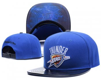 NBA Snapbacks Oklahoma City Thunder Fitted Caps in Blue,Wholesale,Official USA Stockists,Cheap Snapbacks/Hats/Caps