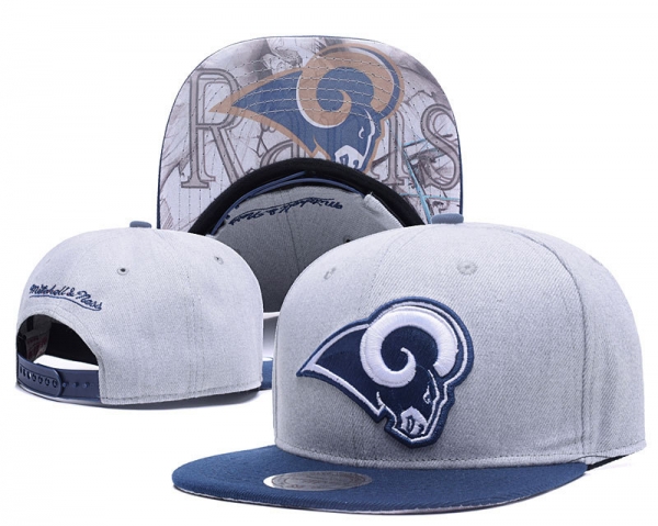 NFL Snapbacks Los Angeles Rams Fitted Caps in Gray,sale retailer,large discount,Authorized Site Snapbacks/Hats/Caps