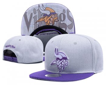 NFL Snapbacks Minnesota Vikings Fitted Caps in Gray,official shop,Authorized Site,enjoy great discount Snapbacks/Hats/Caps