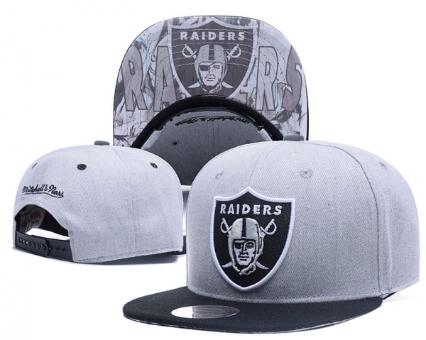 NFL Snapbacks Oakland Raiders Fitted Caps in Gray,Discount Sale,Fast Worldwide Delivery,Lowest Price Online Snapbacks/Hats/Caps