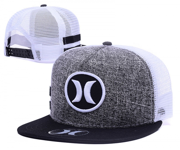 Fashion Street Snapbacks Nike Hurley Fitted Hats in White Gray,wholesale price,UK Discount Online Sale,high-tech materials Snapbacks/Hats/Caps