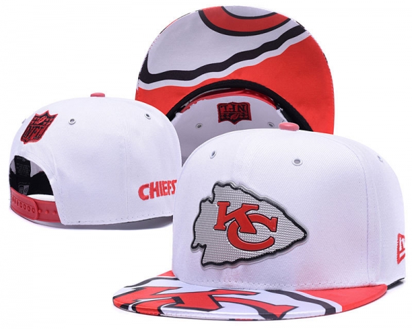 NFL Snapbacks Kansas City Chiefs Fitted Hats in White,innovative design,Available to buy online,Superior Quality Snapbacks/Hats/Caps