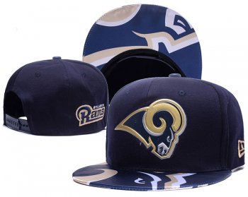 NFL Snapbacks Los Angeles Rams Fitted Hats in Dark Blue,timeless design,outlet boutique,worldwide shipping Snapbacks/Hats/Caps