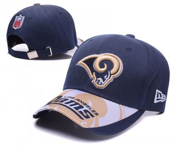 NFL Snapbacks Los Angeles Rams Fitted Hats in Dark Blue with Gold Embroidery,Factory Outlet Price,cheapest online price,worldwide shipping Snapbacks/Hats/Caps