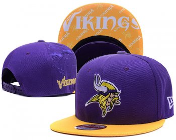 NFL Snapbacks Minnesota Vikings Fitted Hats in Purple Orange,Buy Online,luxuriant in design,luxury lifestyle brand Snapbacks/Hats/Caps