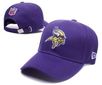 NFL Snapbacks Minnesota Vikings Fitted Hats in Purple with Yellow Embroidery,fashionable design,attractive design,promo codes Snapbacks/Hats/Caps