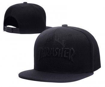 Fashion Street Snapbacks Thrasher Fitted Hats in Black,authentic quality,reputable site,Fast Delivery Snapbacks/Hats/Caps